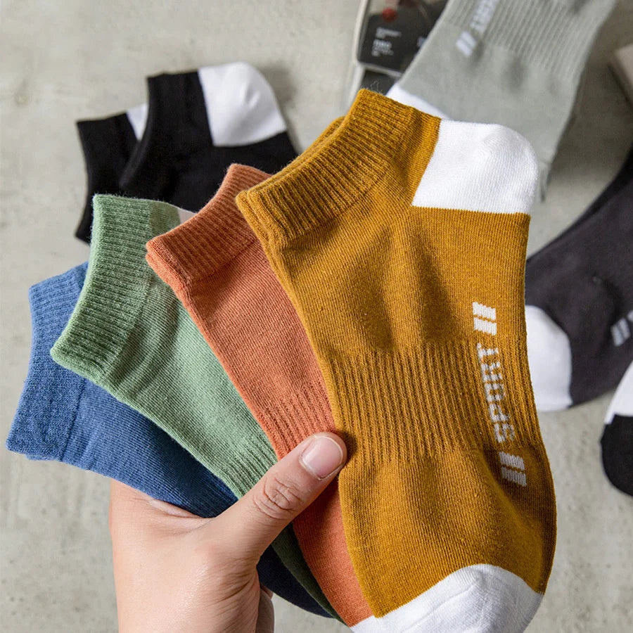 5 Pairs Men's Ankle Socks