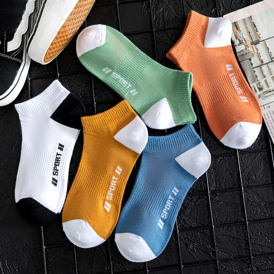 5 Pairs Men's Ankle Socks