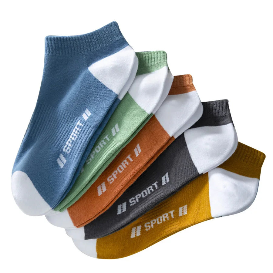 5 Pairs Men's Ankle Socks