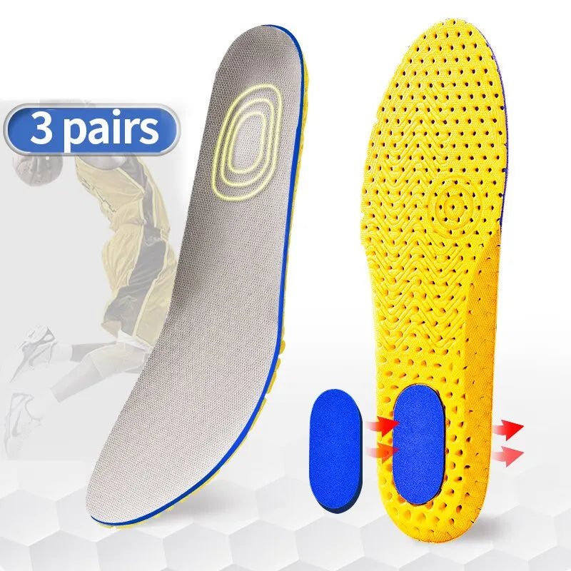 3Pairs Memory Foam Orthopedic Insoles