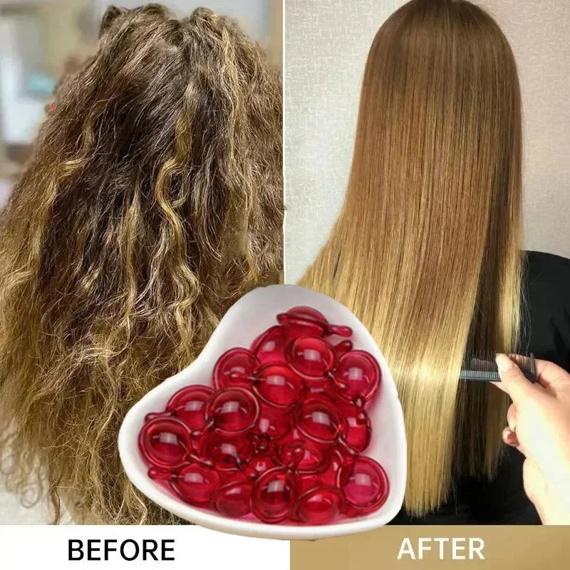 Magic Hair Vitamin Capsule Keratin Oil Fast Restore Hair Soft