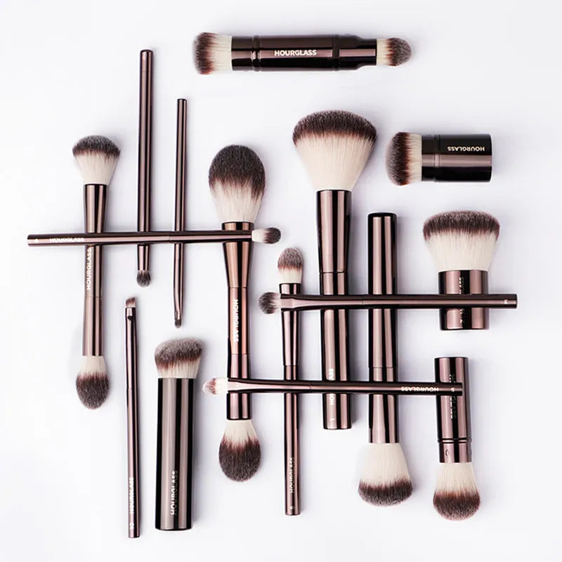 Hourglass Makeup Brushes Powder Foundation Concealer Blusher Bronzer Eye Shadow Eyebrow Eyeliner Sculpting Brush