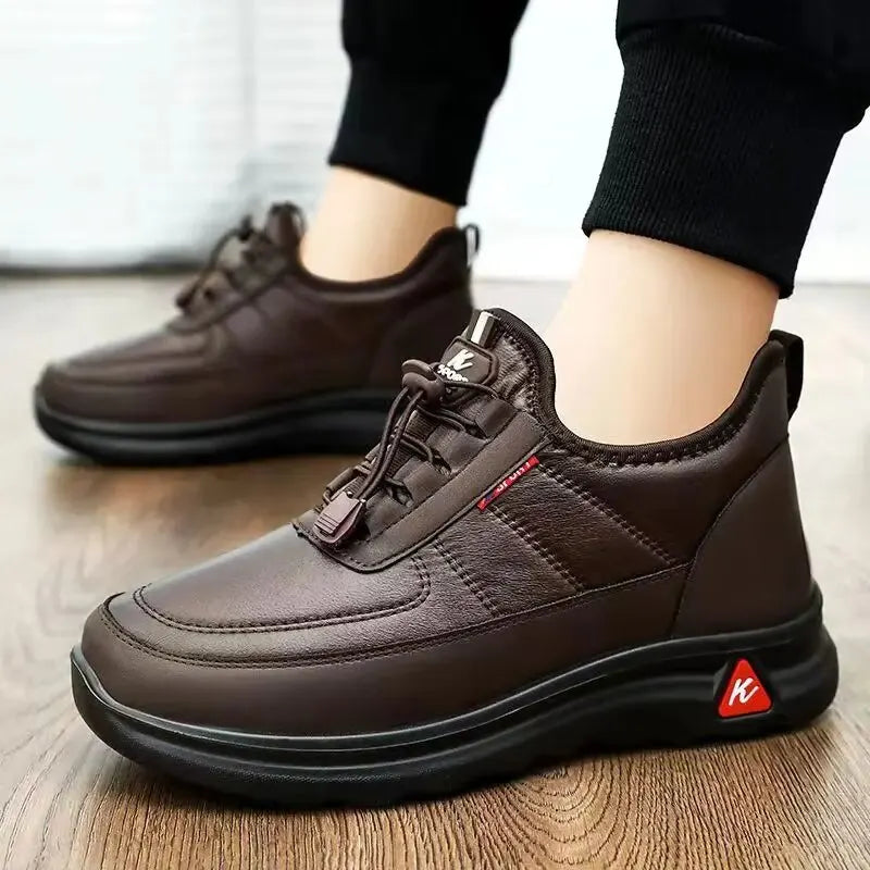 Winter New MEN'S Plush  Cotton Shoes