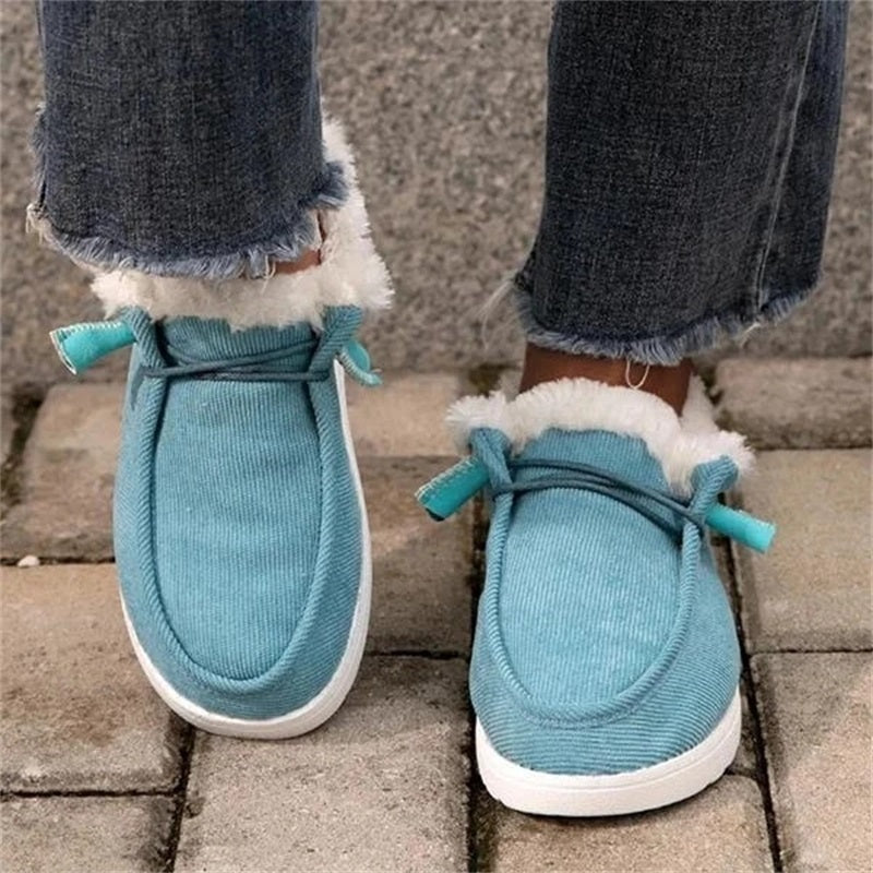 Snow Boots Women Warm Plush Ankle Boots Winter Shoes